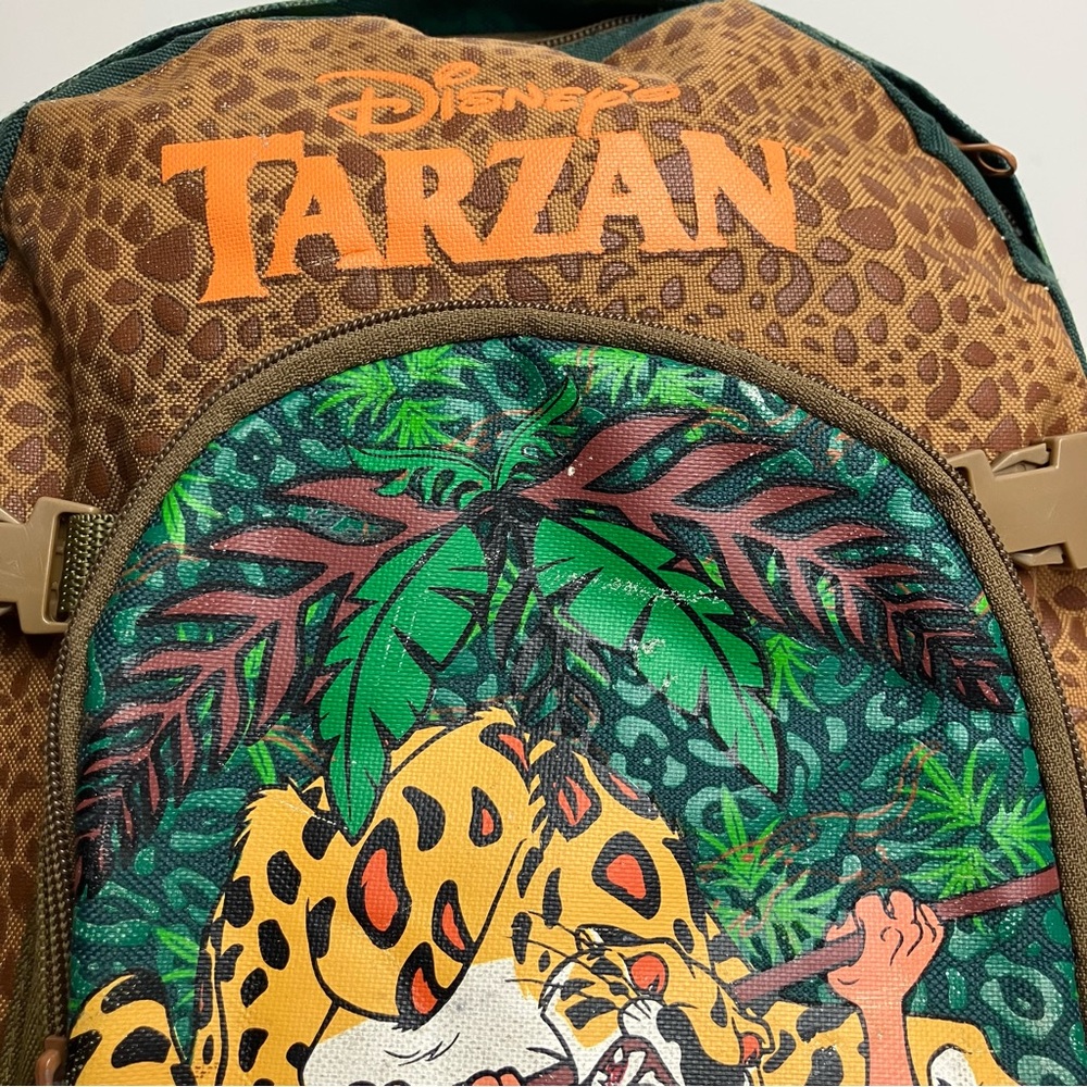Vintage Tarzan Backpack Y2K Nostalgia Rare Disney 2000s Children's School Bag - Picture 14 of 17